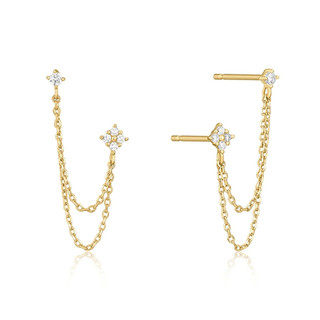 Bông tai zircon bạc S925 thiết kế thời trang đơn giản, phù hợp làm quà tặng