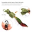 METUBE Mực Jig Mồi Bảo Vệ, M + Kích Thước M Mũ Dụ Webfoot Bạch Tuộc Egi Móc Bao Da, Mồi Bảo Vệ Bao Da Carabiner Bao Gồm Phụ Kiện Biển Câu Cá Biển Sâu