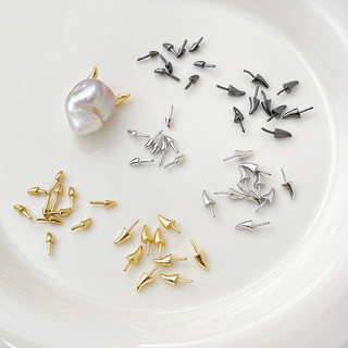 Mạ Đồng Thật Vàng Giữ Màu Sắc Một Piao Quỷ Sắc Nét Sừng Tự Làm Handmade Trang Sức Tự Chế Baroque Pin Phụ Kiện