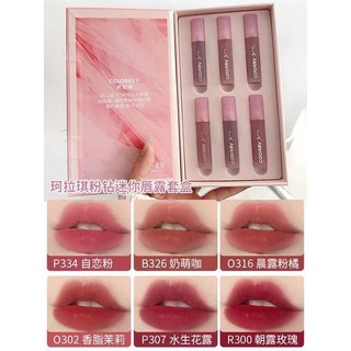 🔥 nữ 🔥 dưỡng ẩm son colorkey Chút hơi nước ẩm Watery Matte Lip Tint mịn làm trắng Không lem không dính Son môi bóng có hàng sẵn ✷Colorkey Lip Glaze Koraki Hộp Quà Tặng Son Môi Phù Hợp Với Kim Cương Hồng Bộ Giới Hạn Cho Bạn Gái Quà Tặng Sinh Nhật Cho Bé