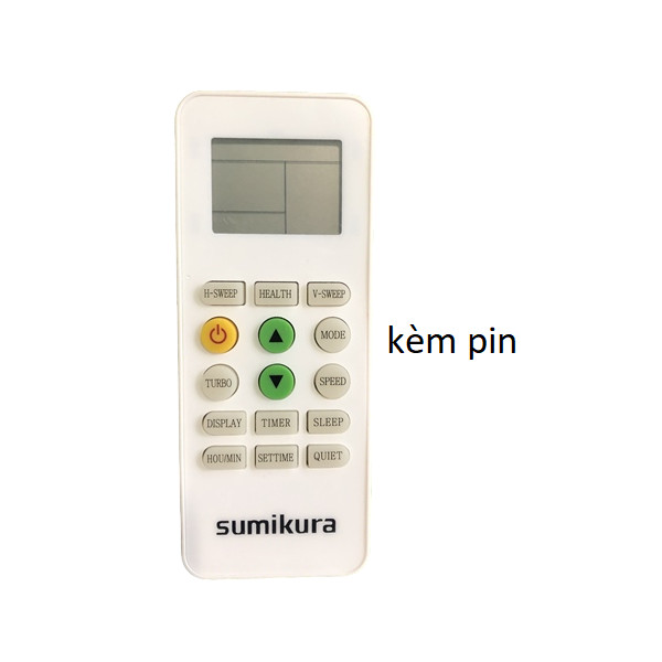 tay điều khiển remote từ xa điều hòa Sumikura 2-kèm pin-tay đầu bấm điều hòa Sumikura 2