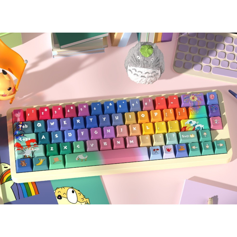 Keycap Weird Fantasy - OEM Profile - PBT dyesub cao cấp 139 Phím ...