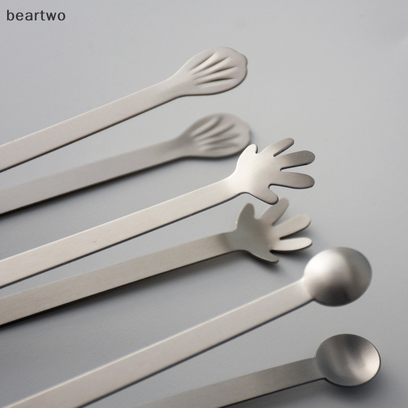 < Beartwo > Kẹp Đá Bằng Thép Không Gỉ Đường Kẹp Thực Phẩm BBQ Kẹp Đá Dụng Cụ Thanh Bếp Phục Vụ Tông Phụ Kiện Nhà Bếp Đẹp