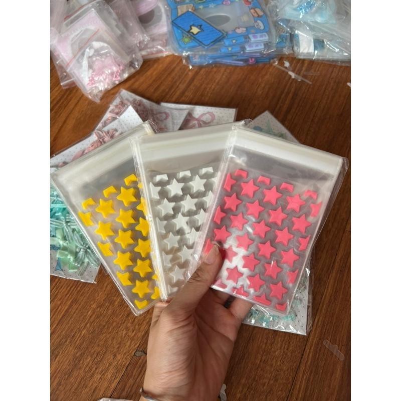 Set 100 túi bóng kính gói card 8x10cm hình sao nhiều màu | Shopee Việt Nam