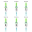 TOPTOOLCX Phao nhẹ, Led Slip Drift Tube phao câu cá điện tử, pin 311 Đèn báo phao tấn công Bobbers Câu cá đêm