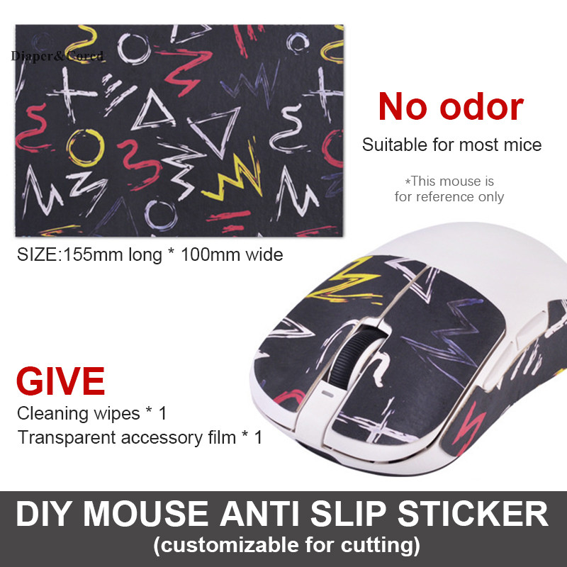Diaper & CORED 15 * 11cm Miếng Dán Chuột Chống Trơn Trượt DIY Cho Chuột Chơi Game Không Dây Đa Năng Chống Mồ Hôi Chống Mài Mòn Băng Cầm Cho Máy Tính Để Bàn YTH