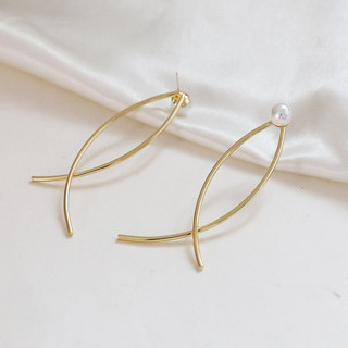 925 Kim bạc hoa tai phóng đại hợp kim treo đôi hình lục giác xốp tròn diy trang sức thủ công hoa tai Phụ Kiện Vòng Cổ