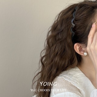 Yoing / đơn giản Thời trang phù hợp với mọi phong cách Niche Wave Headband Phụ kiện tóc nữ