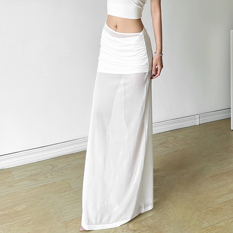 Cutenew Lưới Chắp Vá Váy Dài Nữ Mùa Hè Thanh Lịch Cao Cấp Bodycon Váy Maxi