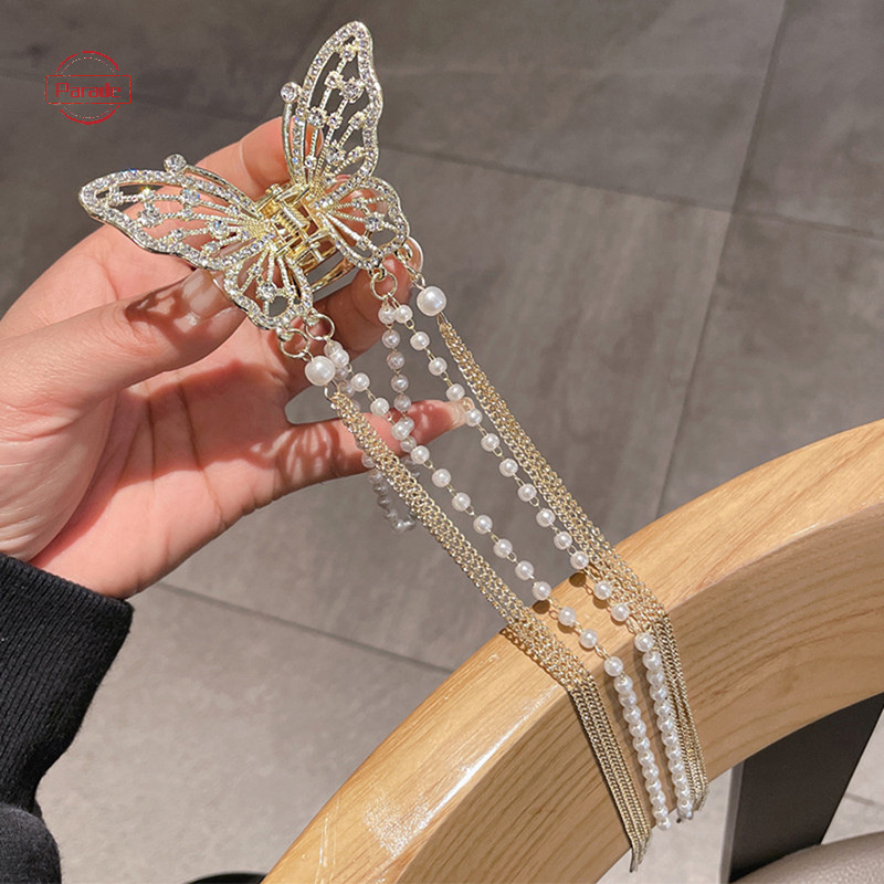 Parade Mới Pha Lê Kim Cương Giả Ngọc Trai sel Kẹp Tóc Hàn Quốc Đơn Giản Bên Kẹp Liu Hai Kẹp Tóc Phụ Kiện Tóc Nữ VN