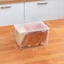 Hộp lưu trữ văn phòng phẩm CHEESELY, Hộp lưu trữ trong suốt hình chữ nhật, Đồ dùng văn phòng phẩm dung tích lớn chống bụi Hộp lật cho thuốc Bông tai trang sức Mỹ phẩm Thực phẩm