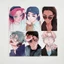 Aien STAGE IVAN & TILL Thẻ Đánh Dấu Trang Anime Hàn Quốc 3 Inch Thẻ Nhỏ Lomo Trẻ Em Văn Phòng Phẩm Tin Nhắn Sinh Viên Quà Tặng Chống Thấm Nước