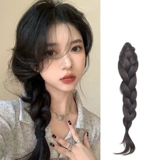 Ngoạm Tết Bản To Dài 35cm, Tóc Giả Bện Đuôi Ngựa Phong Cách Trung Hoa HaminStore