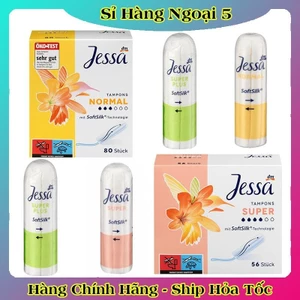 Tampon Jessa / Facelle/Ob nội địa Đức đủ size của Đức - Băng vệ sinh dạng nút -Date mới nhất Đủ Bill