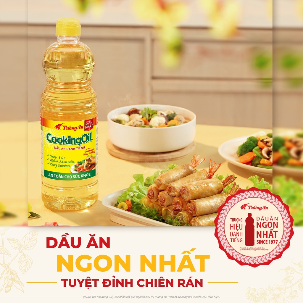 [MUA 10L TẶNG 2L] Dầu Ăn Tường An CookingOil 1L