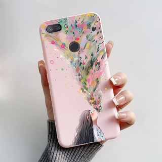 Dành Cho Xiaomi Mi 8 Lite Ốp Lưng Silicon Mềm Thiết Kế Mới 2024 Thời Trang Sơn Bướm Bảo Vệ TPU Slim Cover Cho Xiaomi Mi 8LITE Vỏ