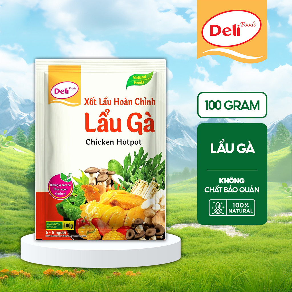 GIA VỊ LẨU GÀ DELI FOODS 100G