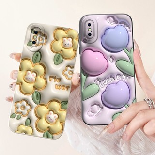 Dành Cho iPhone XS Max / iPhoneX / iPhoneXS Vỏ Bảo Vệ Ống Kính Gấu Trúc Dễ Thương Thỏ Hoa Hoạt Hình Silicon Mềm Vỏ Điện Thoại