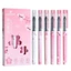 GETVOW 6 Cái / bộ Bút Gel, Bút trung tính khô nhanh mực đen 0,5mm, Công cụ viết nạp lại dung lượng lớn đa chức năng dành cho học sinh
