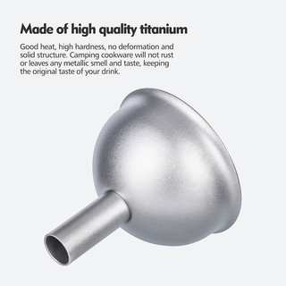 Boundless Voyage Mini Titan Phễu Flagon Phụ Kiện Phễu Nhà Bếp Đa Năng Để Chuyển Chất Lỏng, Chất Lỏng, Dầu Ăn