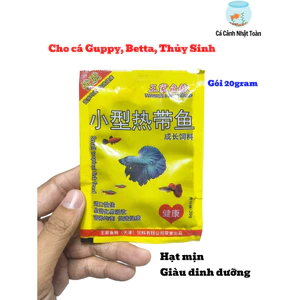 Wang Fish Foods (Gói 20gram) Thức Ăn Dinh Dưỡng Cho Cá Guppy, Betta, Thủy Sinh