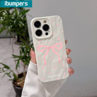 ibumpers Ốp Lưng iPhone Xinh Coquette nơ Hồng Ốp Điện Thoại nhám Silicon Mềm Chống Sốc Chống Bẩn Cho Iphone 16 15 14 12 13 11 Pro Max IP 7 8 Plus Iphon X XS XR