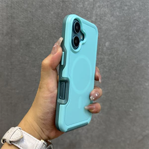 Ốp điện thoại từ tính mờ chống rơi mạnh mới cho iPhone 16 15 14 13 12 Pro Max 16 Plus ProMax Vỏ mờ sang trọng Bảo vệ mặt sau cứng chống sốc toàn diện