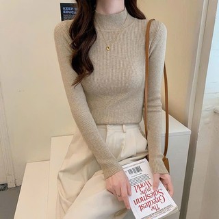 Áo Len Tăm Nữ Ôm Body Cổ 3 Phân Mềm Mịn Hàng Cực Xinh Phù Hợp Với Mọi Lứa Tuổi ( giữ nhiệt tăm)