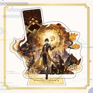 Móc Khóa, Standee anime - Genshin Impact  cao cấp - Raiden Shogun, Hu Tao, Yae Miko, Ayaka, Zhongli, Nahida