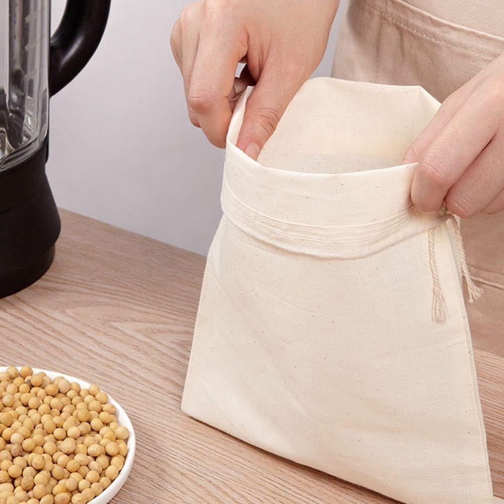 Vải Phô Mai LAKAM, Túi Pha Lạnh Túi Lọc Di Động Túi Lọc, Trà Lọc Có Thể Tái Sử Dụng Sữa Chua Cà Phê Hạt Túi Sữa