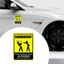 Decal cảnh báo khả năng hiển thị POP CÁCH LÀM Nhãn dán công việc của tôi cho công trường xây dựng