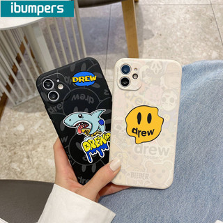 ibumpers Ốp Lưng iPhone Xinh Cao Cấp Drew Ốp Điện Thoại Silicon Mềm Sang Chảnh Chống Bẩn Chống Sốc Cho Iphone 16 15 14 12 13 11 Pro Max IP 7 8 Plus X XS XR