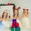 CPINCP Giáng Sinh Băng Đô, Tiệc Sự Kiện Người Tuyết Nhung Tóc Hoop, Ông Già Noel Đỏ Trang Trí Tiệc Tóc Giáng Sinh