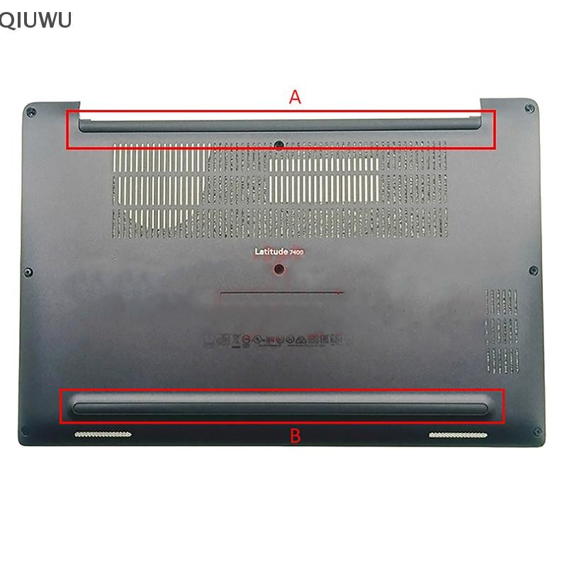 Qiuwu 1 Dải Cao Su Laptop Đáy Vỏ Bao Miếng Lót Chân Cho Dell Latitude 7400 E7400 Dải Chân Chống Trơn Trượt.