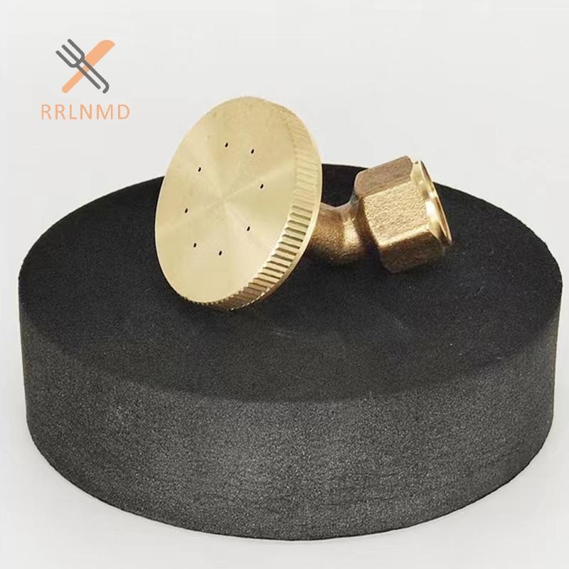 Rrlnmd er Hệ Thống Tưới 8 Lỗ Đồng Vàng Đầu Tưới Vườn Áp Lực Cao Chống Gió Thẳng Cong Atomizing Vòi Phun MỚI