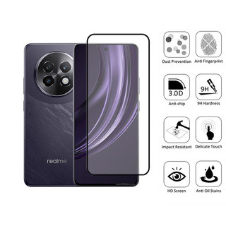 Realme 13 Plus 5G 2 Chiếc Kính Cường Lực Bảo Vệ Màn Hình Cho Realme 12 Plus 11x 12x 11 5G 9D Kính Bảo Vệ Phim
