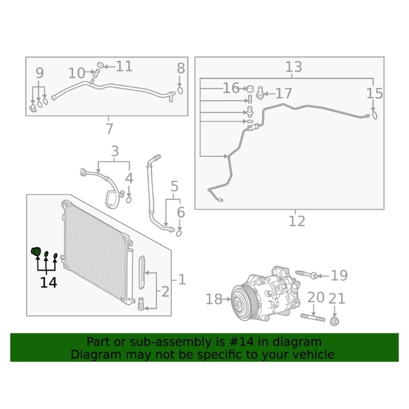 Kẹp hỗ trợ ống điều hòa redbaiaa1 để ngăn ngừa hư tổn do rung 887181E150