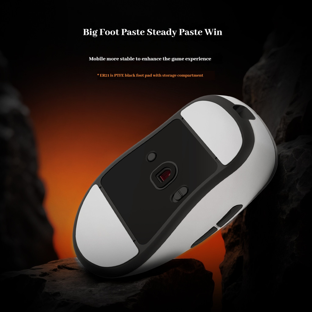 Chuột chơi game RAWM ER21 Pro Tốc độ bỏ phiếu 8k không dây 8000Hz Paw3950 Cảm biến Nordic52840 Chuột không dây công thái học nhẹ | BigBuy360 - bigbuy360.vn