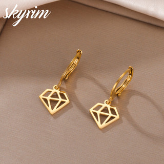 Bông tai thép không gỉ Skyrim, phù hợp làm quà tặng cho nữ và bé gái, không gây kích ứng da.