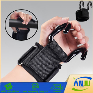 Quấn Cổ Tay Có Móc, Hỗ Trợ Tập Tạ Bền Chắc, Giảm Chấn Thương, Thoáng Khí, Chống Mài Mòn, Unisex