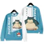 Cosplay Áo Dài 3D Hoodie Phong Cách Pokémon Snorlax - Unisex