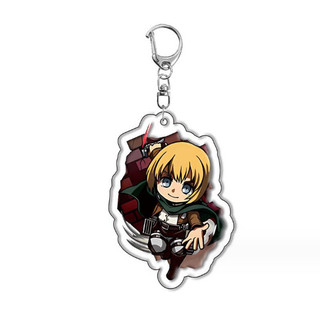 Móc Khóa acrylic Hình attack on titan Wing of freedom