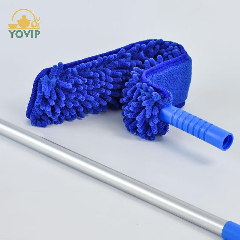 YOVIP Quạt Trần Microfiber Lưỡi Lau Bụi Bộ Có Thể Tháo Rời Linh Hoạt Cobweb Dusterer Quạt Trần Cao Loại Bỏ Bụi Bụi VN