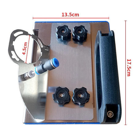 Khung mài góc , Bàn cắt mòi gạch bàn cắt vát 45 độ lắp máy cắt cầm tay , Đế cắt mòi INOX 304 cắt góc 45 độ máy cắt góc