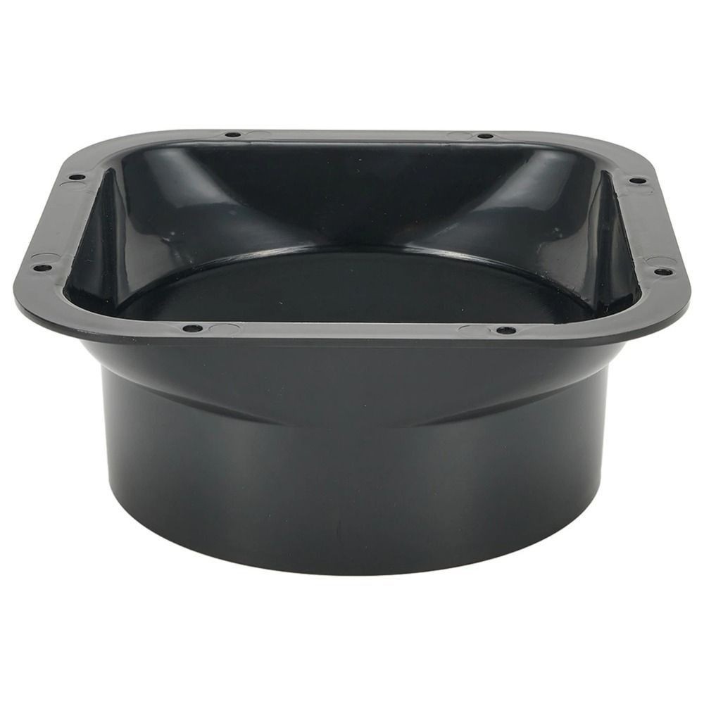 NOTE1 Đầu nối mặt bích tường, Khớp nối ống thông gió ABS 100-300MM, Phụ kiện gia đình Ống khí màu đen Nhà bếp
