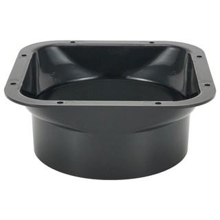 Đầu nối mặt bích tường ITRUMPET, Khớp nối ống thông gió ABS 100-300MM, Kết nối quạt Ống thông gió chung ống khí màu đen
