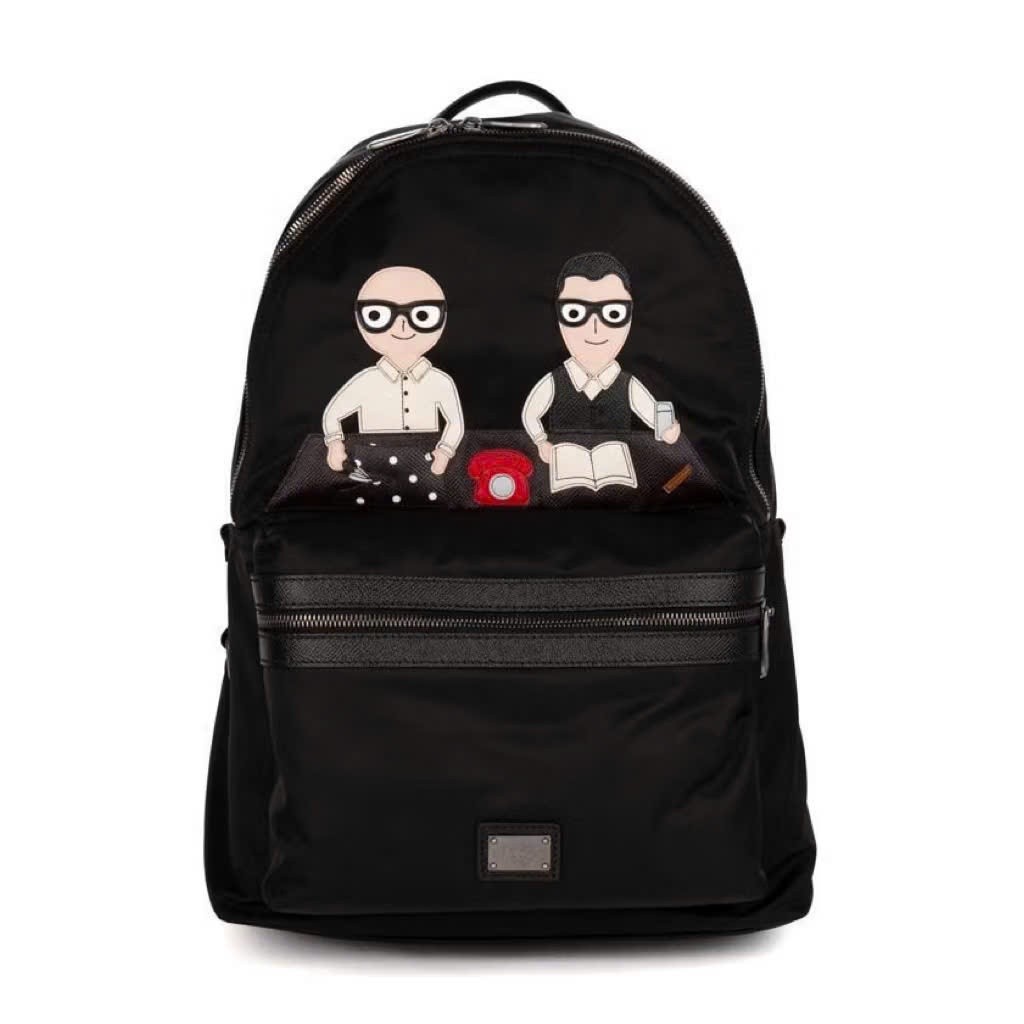 Balo Dê Gà 2 Giáo Sư Ngồi Bàn Làm Việc KCloset Cặp Đựng Sách Vở Laptop Size 40 Chất Dù Thời Trang Nam Nữ NA937