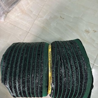 2Mx20M. Lưới chống nắng Thái Lan. Lưới dệt phẳng độ che phủ 60% 70%. Lưới có 2 màu xanh và đen