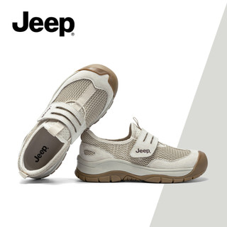 JEEP Nữ Mùa Hè Mới Phát Hành Lưới - Giày Thể Thao Trên, Đế Mềm Thoải Mái, Thiết Kế Thoáng Khí, Móc - Và - Vòng Một - Bước - Trên Giày