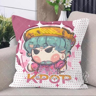 G13 KPop Demon Hunters HUNTR / X Saja Boys gối ném bao gồm vỏ gối hai mặt đệm G13